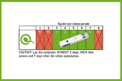 Hvornår skal man tage sin sædprøve?
